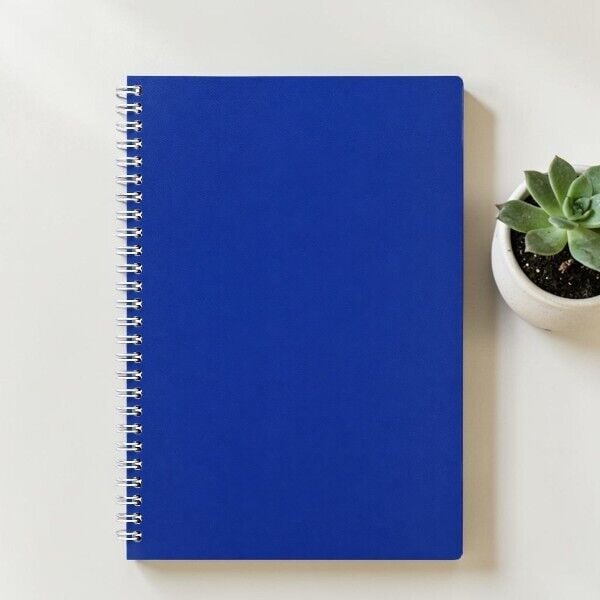 Mopak Spiralli Neon A5 96 Yaprak Kareli Defter - Asorti