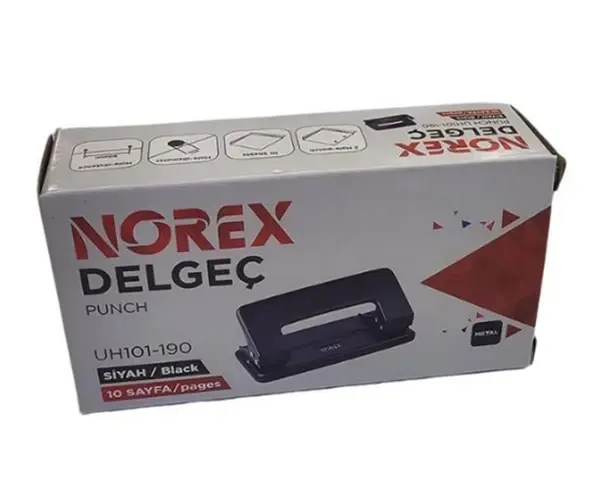 Norex Metal Delgeç 10 Sayfa Siyah - Uh101-190