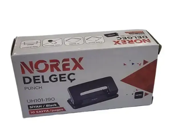 Norex Metal Delgeç 10 Sayfa Siyah - Uh101-190