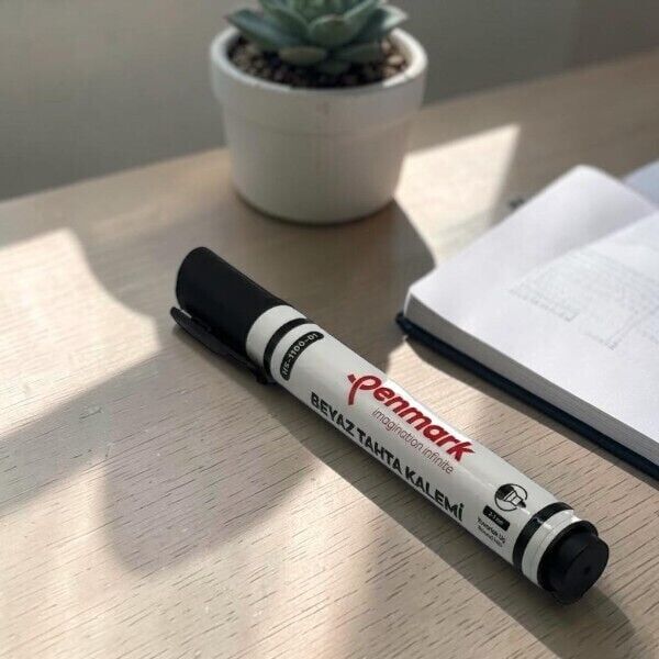 Penmark Ecoplus Beyaz Tahta Kalemi - Siyah