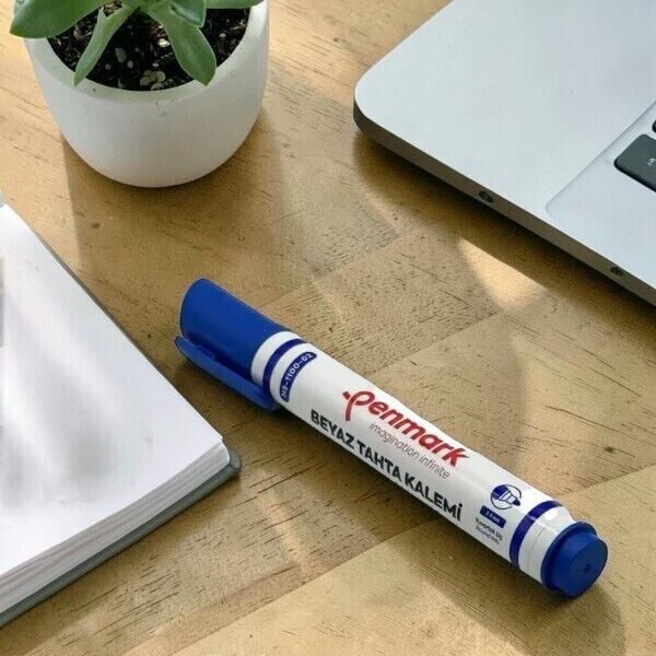 Penmark  Ecoplus Beyaz Tahta Kalemi - Mavi