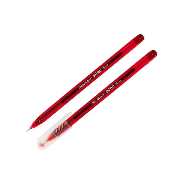 Pensan 2270 Büro Tükenmez Kalemi 1 Mm Kırmızı 50'li
