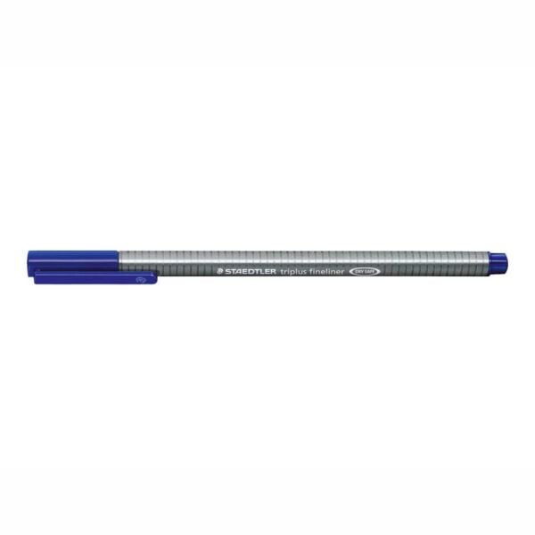 Steadler 334-3 Triplus Fineliner 0.3mm Mavi Keçeli Kalem