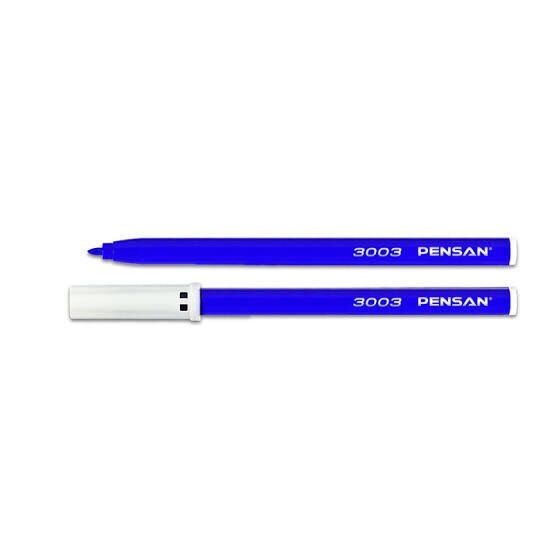 Pensan Ofis Tipi Keçeli Kalem Mavi - 10'lu