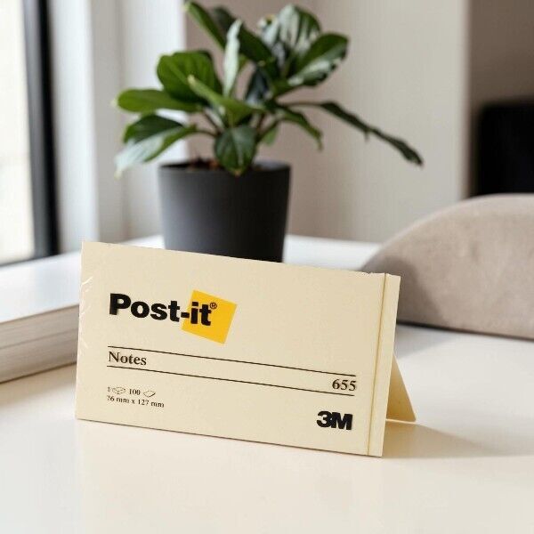 Post-it 76X126mm Yapışkanlı Not Kağıdı  100 Yaprak Sarı