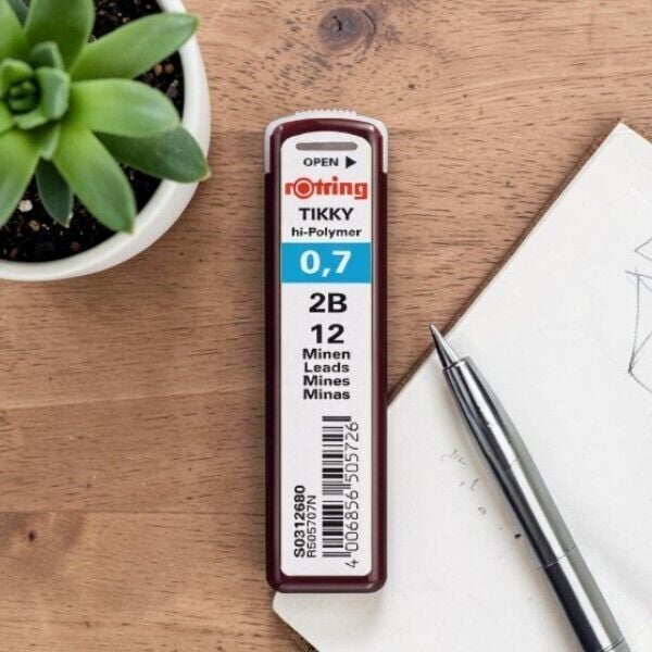 Rotring 0.7 mm 2B Kalem Ucu Hi-Polymer Min