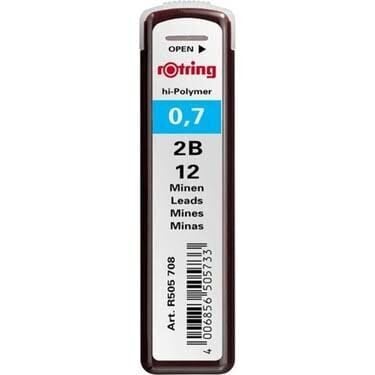 Rotring 0.7 mm 2B Kalem Ucu Hi-Polymer Min