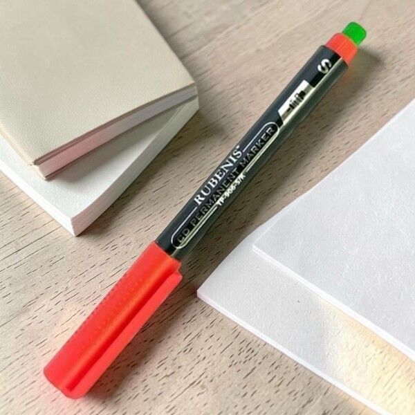 Rubenis Permanent Marker Asetat Kalemi S Kırmızı