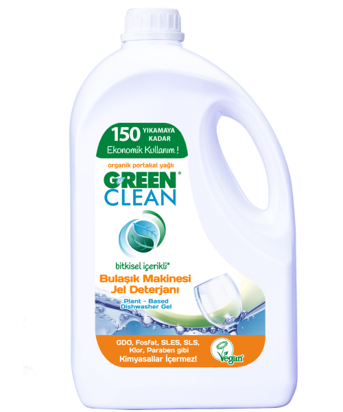 U Green Clean Bulaşık Makinesi Jel Deterjanı 3 Lt