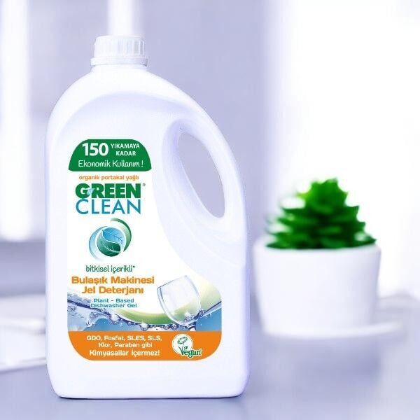 U Green Clean Bulaşık Makinesi Jel Deterjanı 3 Lt