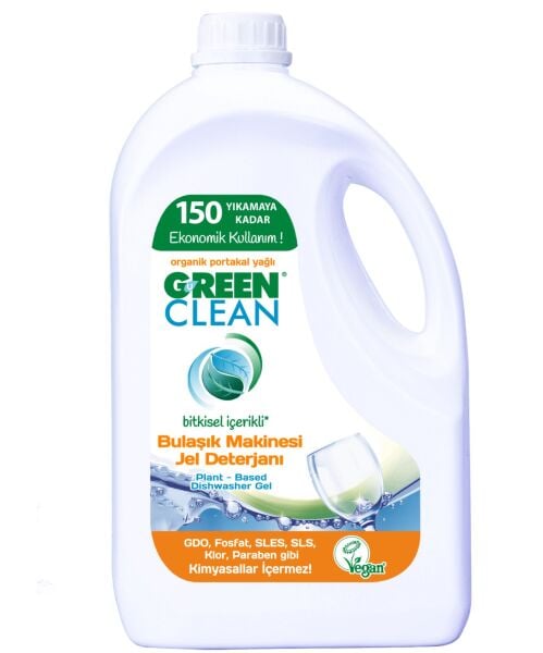 U Green Clean Bulaşık Makinesi Jel Deterjanı 3 Lt