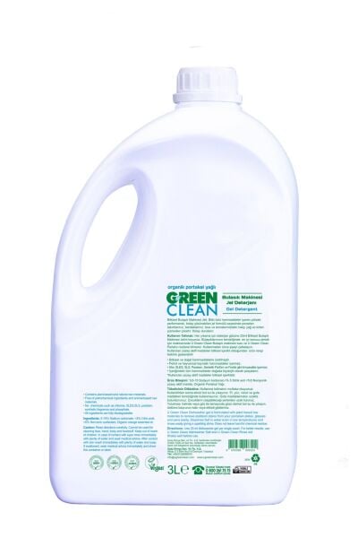 U Green Clean Bulaşık Makinesi Jel Deterjanı 3 Lt