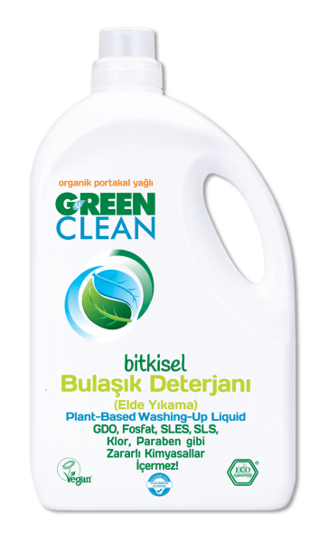U Green Clean Bulaşık Deterjanı 2750 Ml Elde Yıkama