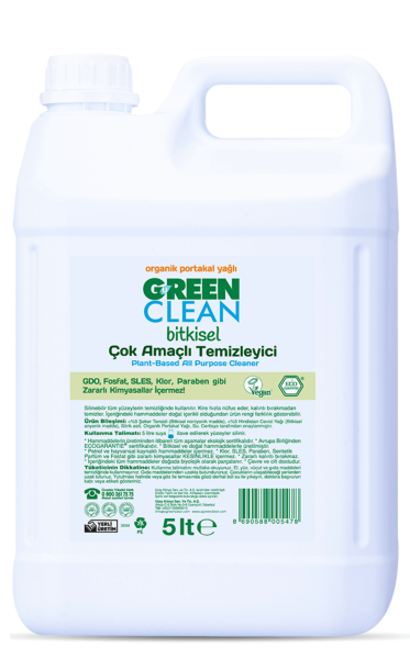 U Green Clean Çok Amaçlı Yüzey Temizleyici 5 Lt