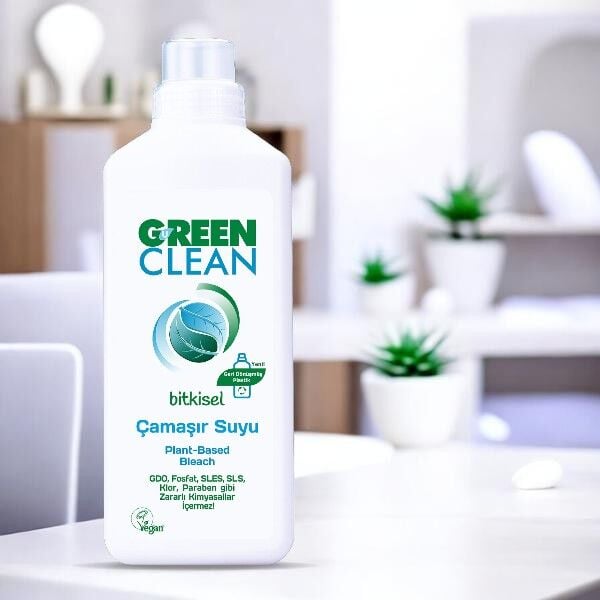 U Green Clean Bitkisel Çamaşır Suyu 1 Lt
