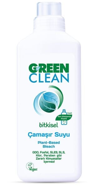U Green Clean Bitkisel Çamaşır Suyu 1 Lt