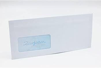 Zarfsan Diplomat Zarf 105X24 Slk Pencereli 110 Gr 100'lü