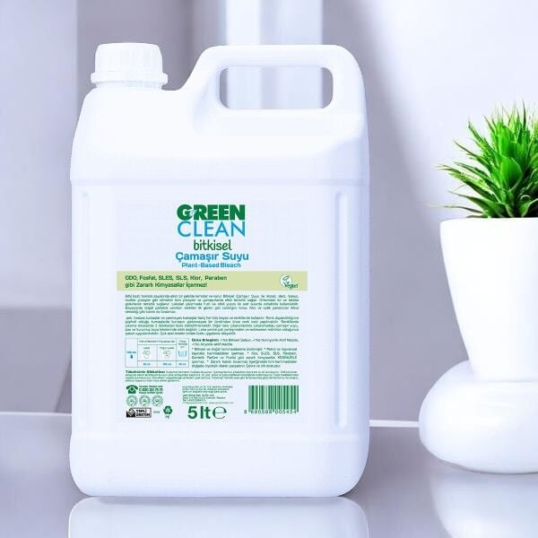 U Green Clean Bitkisel Çamaşır Suyu 5 Lt