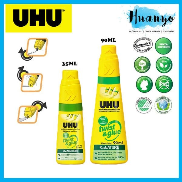 Uhu Yapıştırıcı Twist&Glue Solventsiz 35Ml 38840