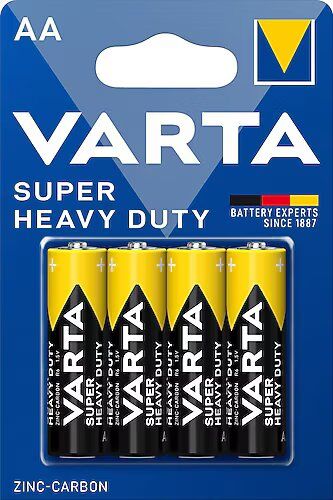 Varta - Super Heavy Duty Kalem Pil - AA 4'lü