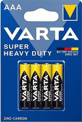 Varta - Super Heavy Duty İnce Kalem Pil - AAA 4'lü