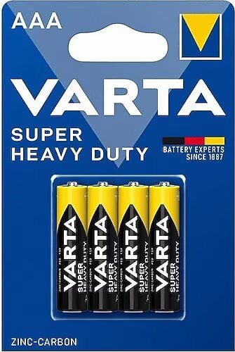 Varta - Super Heavy Duty İnce Kalem Pil - AAA 4'lü