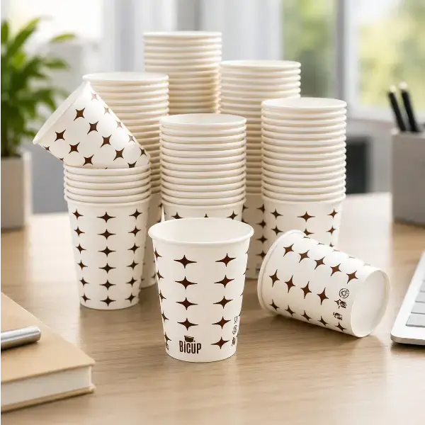 BİCUP 7 Oz Karton Bardak 50'li