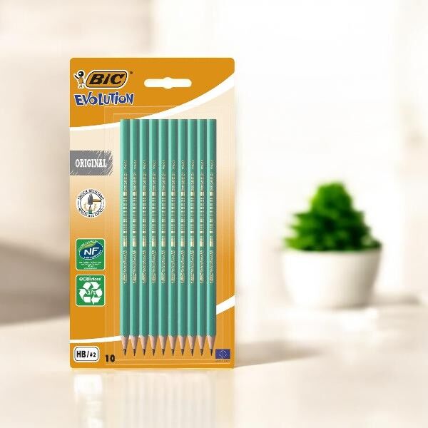 BIC Evolution® Ecolutions 10’lu Paket Kurşun Kalem – HB
