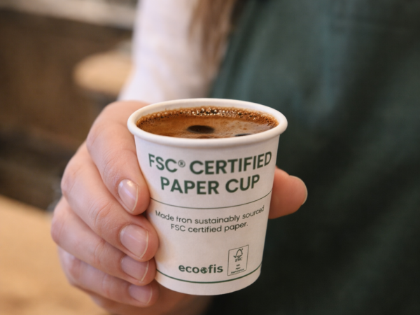 Ecoofis FSC® Sertifikalı Karton Bardak – 4 oz 50'li