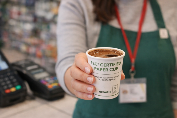 Ecoofis FSC® Sertifikalı Karton Bardak – 7 oz 50'li