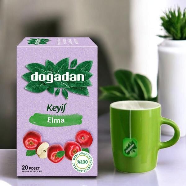 Doğadan Bitki Elma Çayı 1,6 Gr 20'li