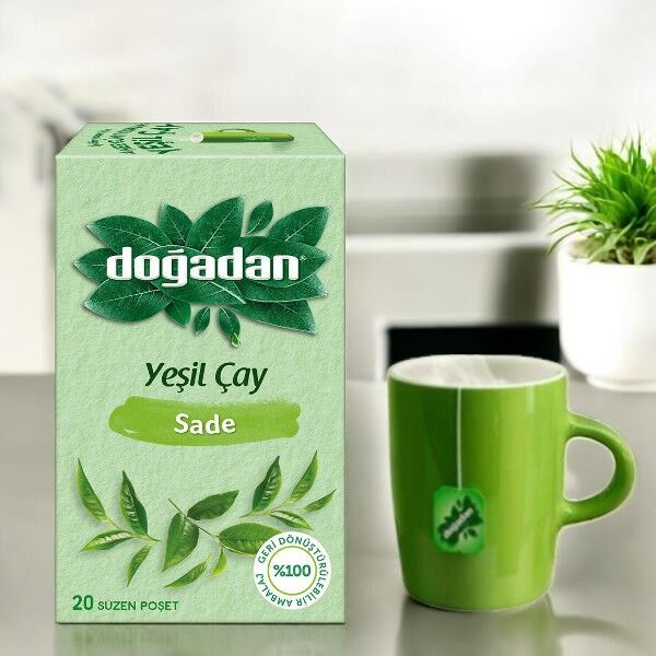 Doğadan Bitki Yeşil Çay Sade 1,7 Gr. 20'li