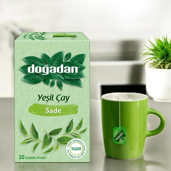 Doğadan Bitki Yeşil Çay Sade 1,7 Gr. 20'li