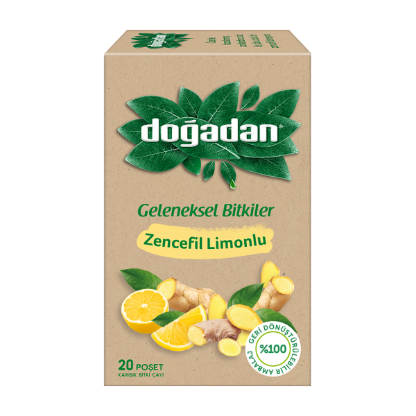 Doğadan Bitki Zencefil Limon Karışık 1,95 Gr 20'li