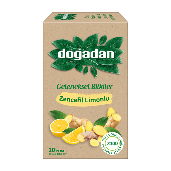 Doğadan Bitki Zencefil Limon Karışık 1,95 Gr 20'li