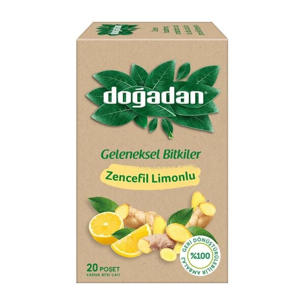 Doğadan Zencefil Limon Karışık Bitki Çayı 1,95 Gr 20'li