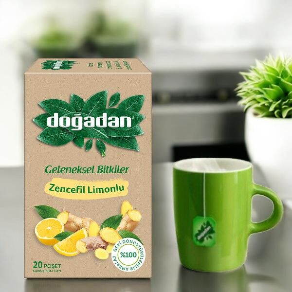 Doğadan Bitki Zencefil Limon Karışık 1,95 Gr 20'li