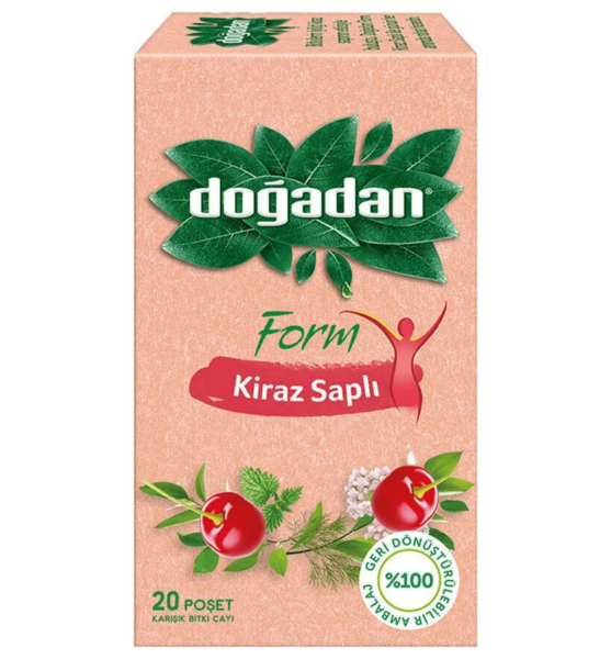 Doğadan Bitki Form Kiraz Saplı Çay 1,8 Gr 20'li