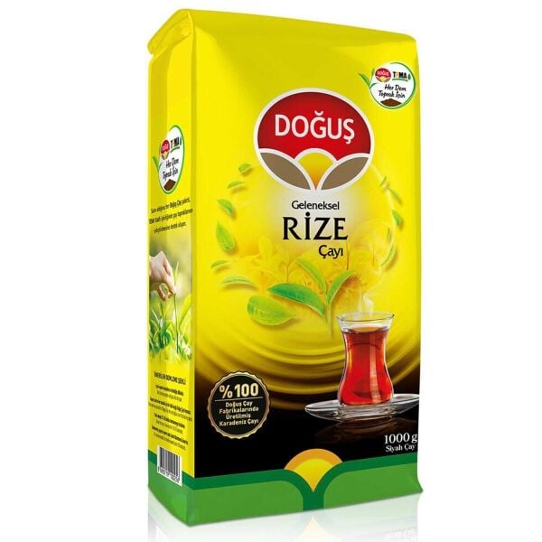 Doğuş Geleneksel Rize Sarı Çay 1000 Gr