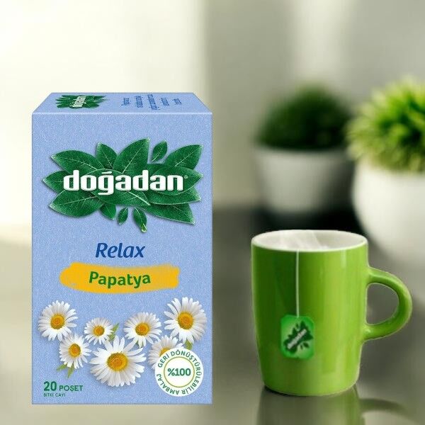Doğadan Bitki Papatya Relax 1,2 Gr 20'li