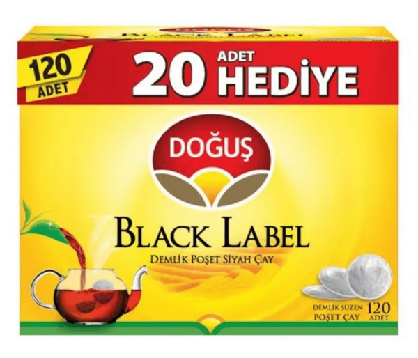 Doğuş Black Label Demlik Poşet Çay 120'li