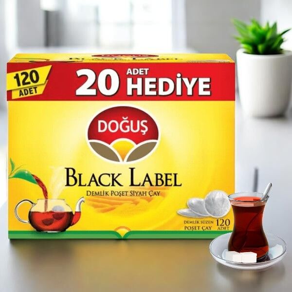 Doğuş Black Label Demlik Poşet Çay 120'li