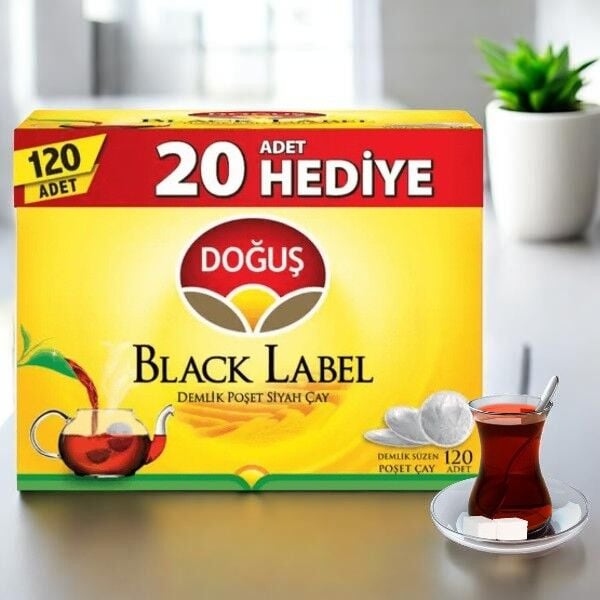 Doğuş Black Label Demlik Poşet Çay 120'li