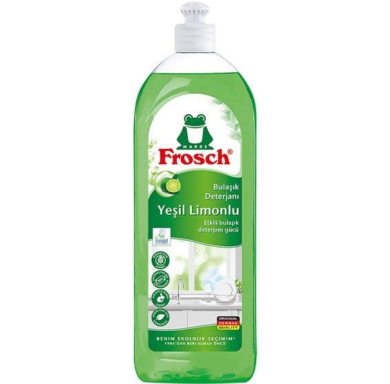 Frosch Bulaşık Deterjanı Yeşil Limonlu 750 Ml