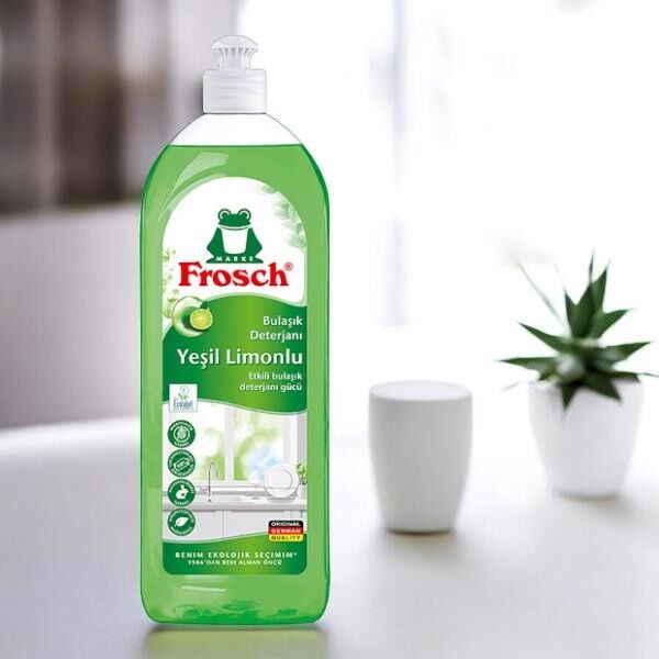 Frosch Bulaşık Deterjanı Yeşil Limonlu 750 Ml