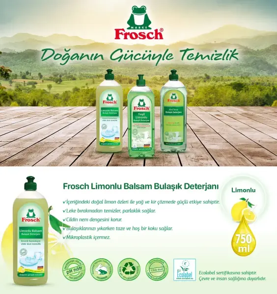Frosch Balsam Bulaşık Deterjanı Limonlu 750 Ml
