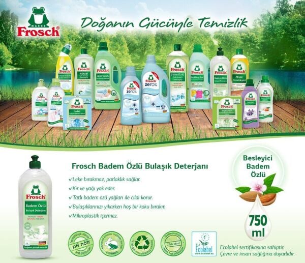 Frosch Bulaşık Deterjanı 750 Ml Badem Özlü