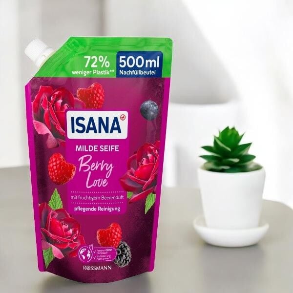 Isana Sıvı Sabun Yedek 500 Ml Berry Love