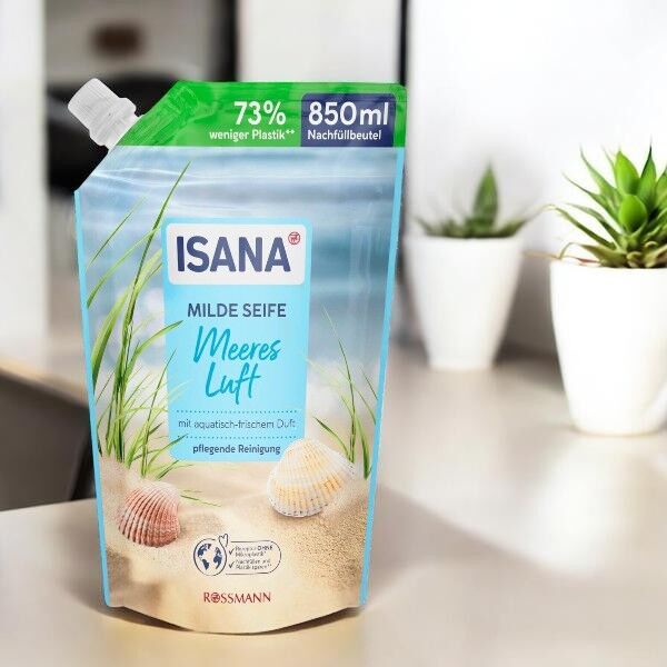 Isana Sıvı Sabun 850 Ml Hafif Deniz Esintisi