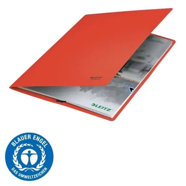 Leitz Recycle Lastikli Dosya A4 Kırmızı (39080025)